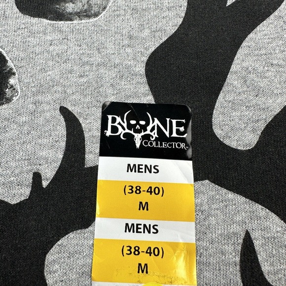 Bone Collector Shirt Mens Medium Gray Long Sleeve Pullover Hunting Crewneck NWT - Picture 6 of 10